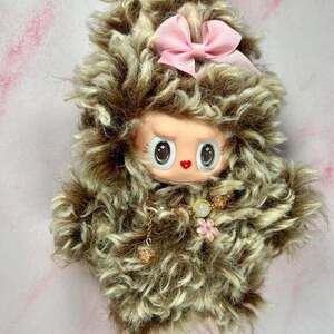 (54) Custom Handmade Labubu Plush Keychain - Pop Mart Inspired Bag Charm